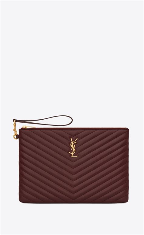 ysl tablet pouch|CASSANDRE MATELASSÉ tablet pouch in leather.